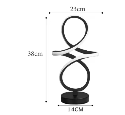 Sirio - Lampada da Comodino Dimmerabile 35 x 25 cm
