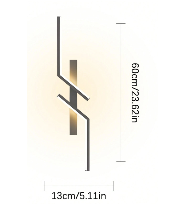 Ephyra - Applique Led da Parete 2000LM 20W 60 cm