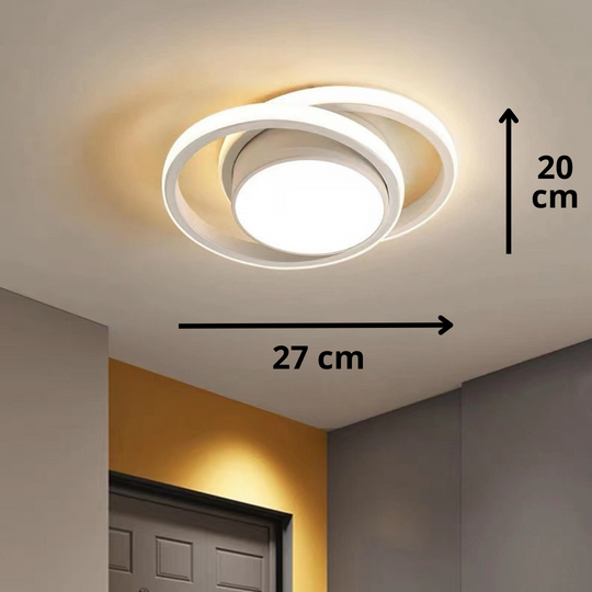 Nyssa - Applique Led da Parete e Soffitto 2000LM 20W 27cm x 20cm