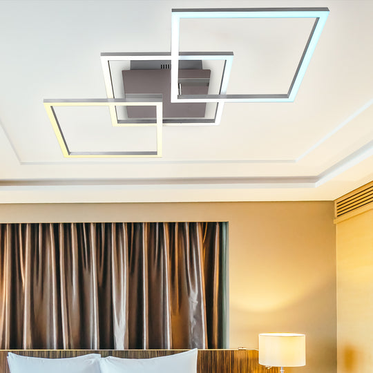 Helios - Lampadario Led a Plafoniera 4500LM 82W 80cm