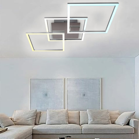 Helios - Lampadario Led a Plafoniera 4500LM 82W 80cm