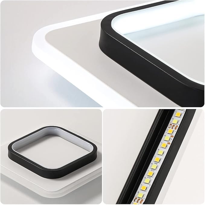 Callisto - Applique Led da Parete e Soffitto 2000LM 20W 20cm x 20cm