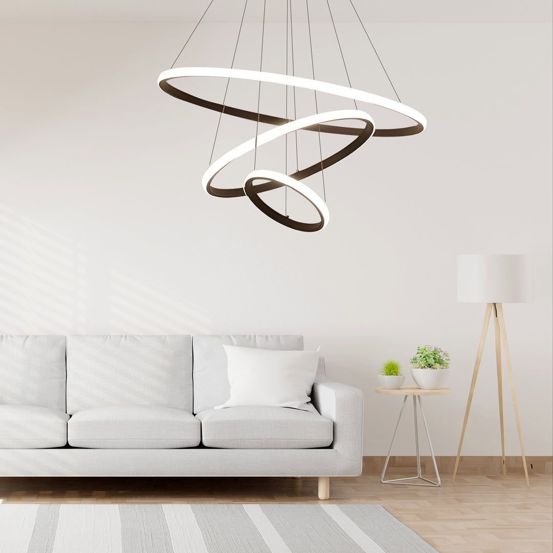 Nemesi - Lampadario Led a Sospensione 5500LM 84W 60cm