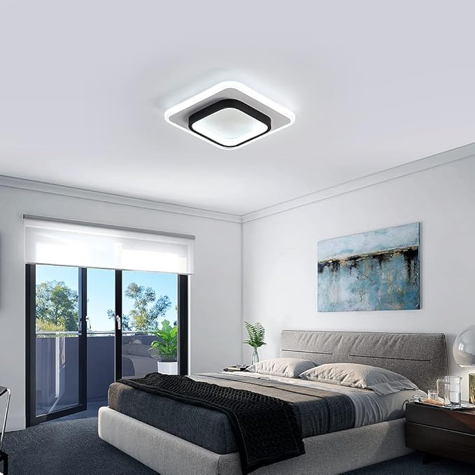 Callisto - Applique Led da Parete e Soffitto 2000LM 20W 20cm x 20cm