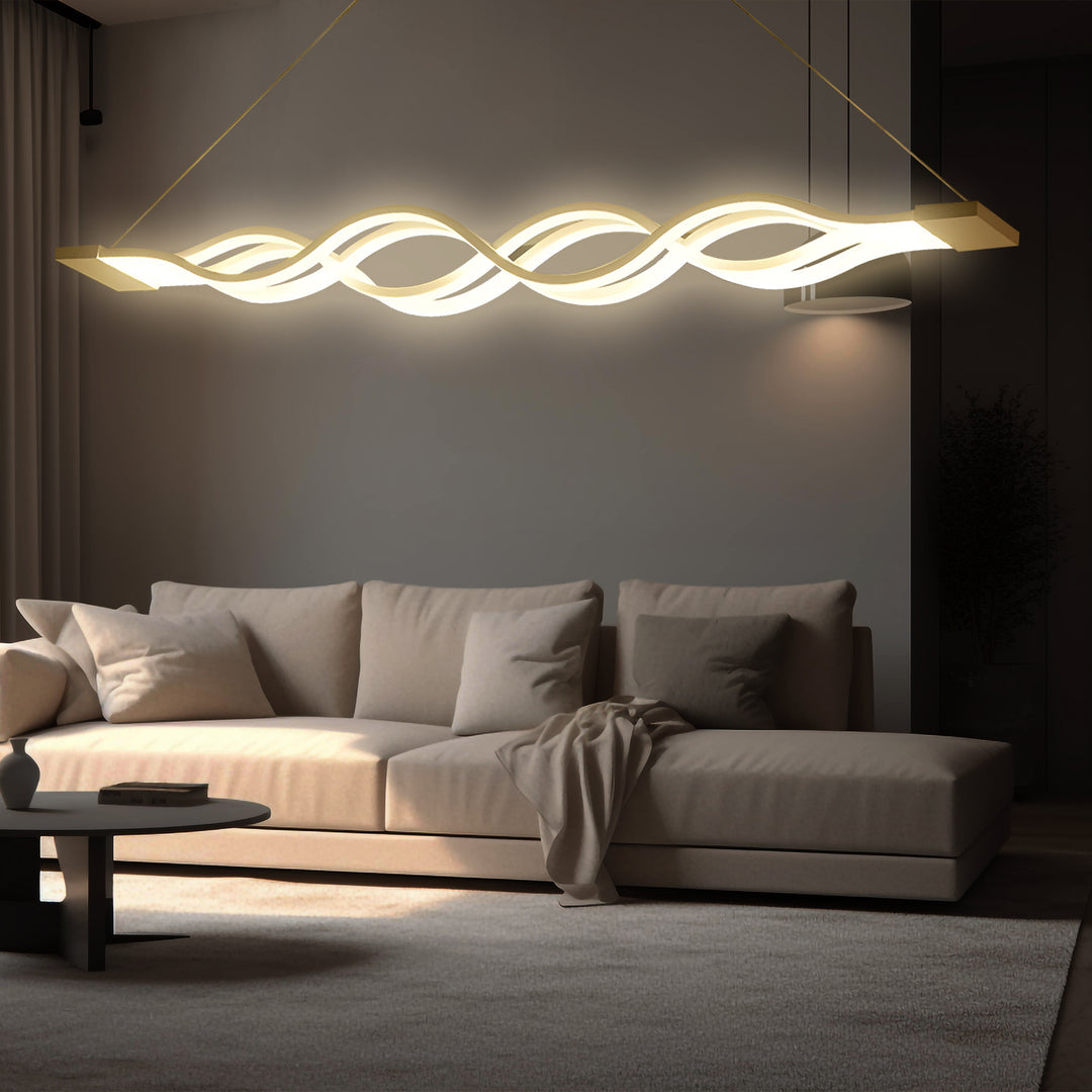 Demetra - Lampadario Led a Sospensione 5900LM 84W 106cm