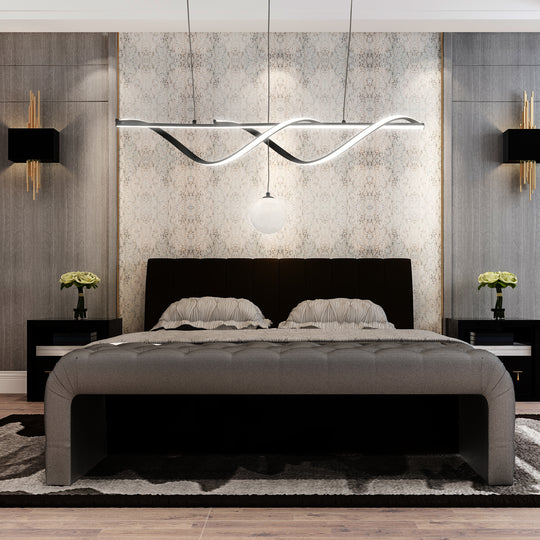 Eris - Lampadario Led a Plafoniera 4500LM 78W 100 cm