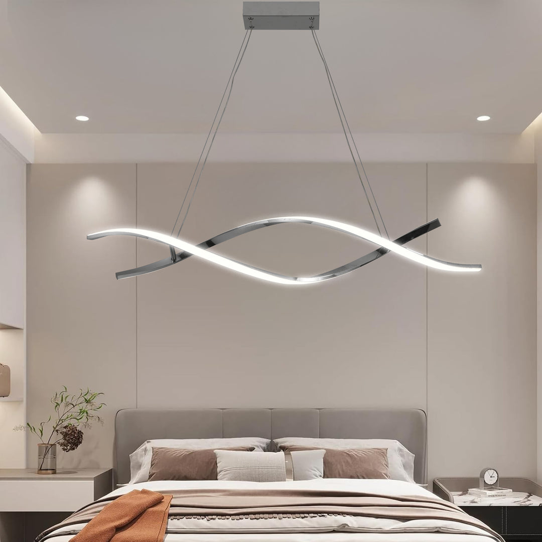 Hera - Lampadario Led a Sospensione 5000LM 45W 100cm