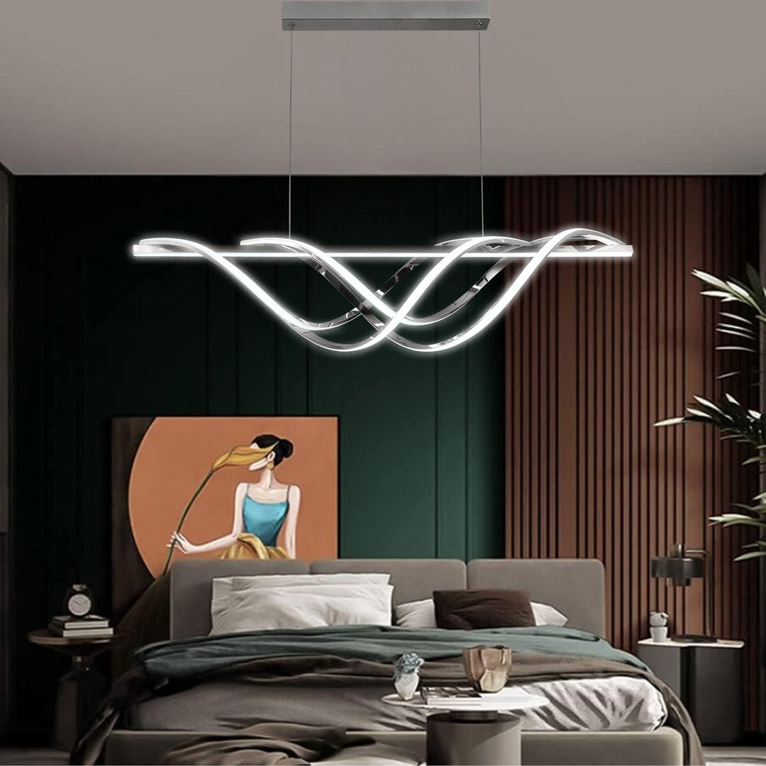 Zephyra- Lampadario Led a Plafoniera 4000LM 78W 100 cm