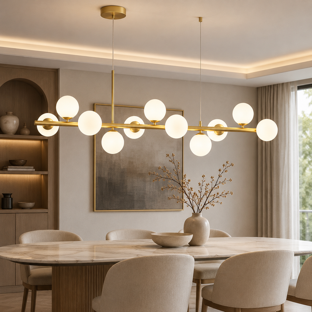 Galatea - Lampadario Led a Plafoniera 6000LM 85W 100cm