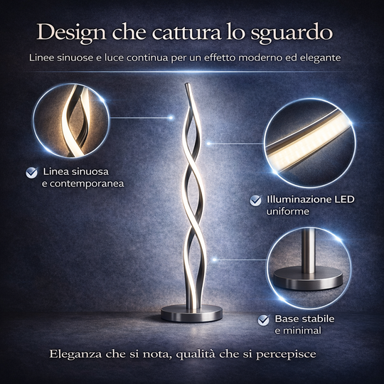 Andromeda - Lampada a Led da Terra 133 cm