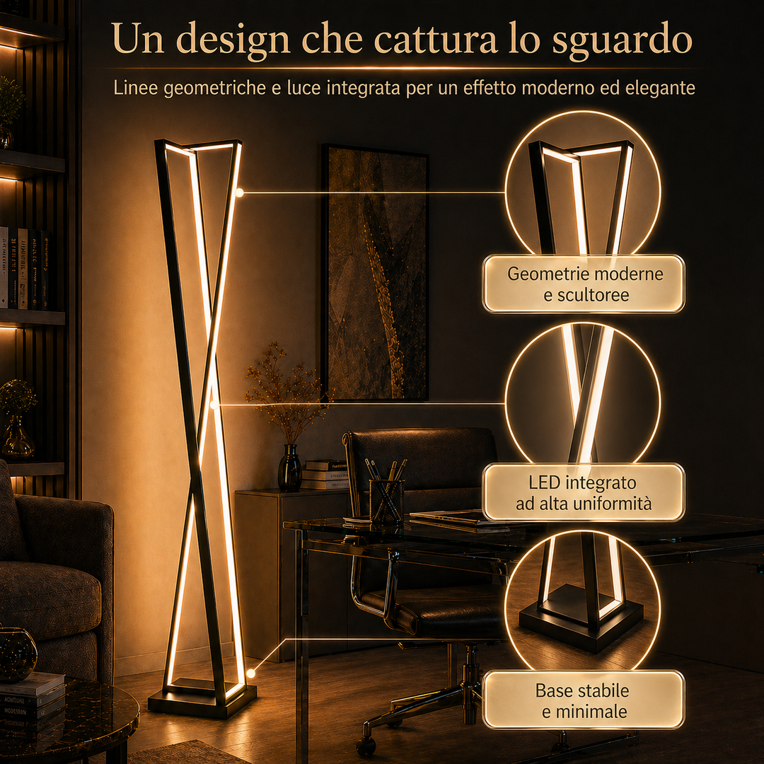 Chronos - Lampada a Led da Terra 125 cm