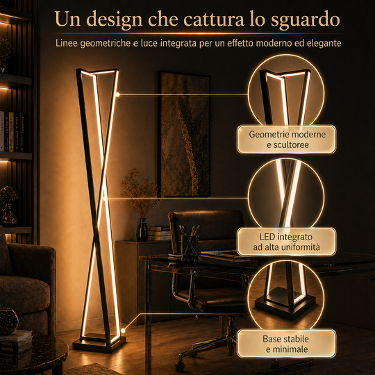 Chronos - Lampada a Led da Terra 125 cm