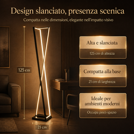 Chronos - Lampada a Led da Terra 125 cm