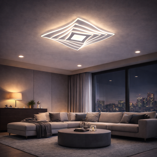 Hemera - Lampadario Led a Plafoniera 3800LM 65W 50cm