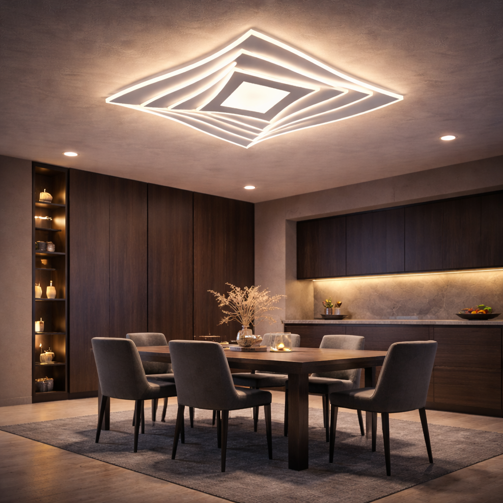 Hemera - Lampadario Led a Plafoniera 3800LM 65W 50cm