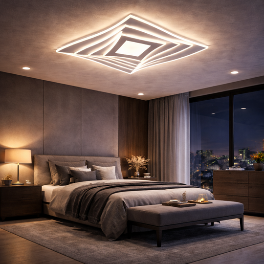 Hemera - Lampadario Led a Plafoniera 3800LM 65W 50cm