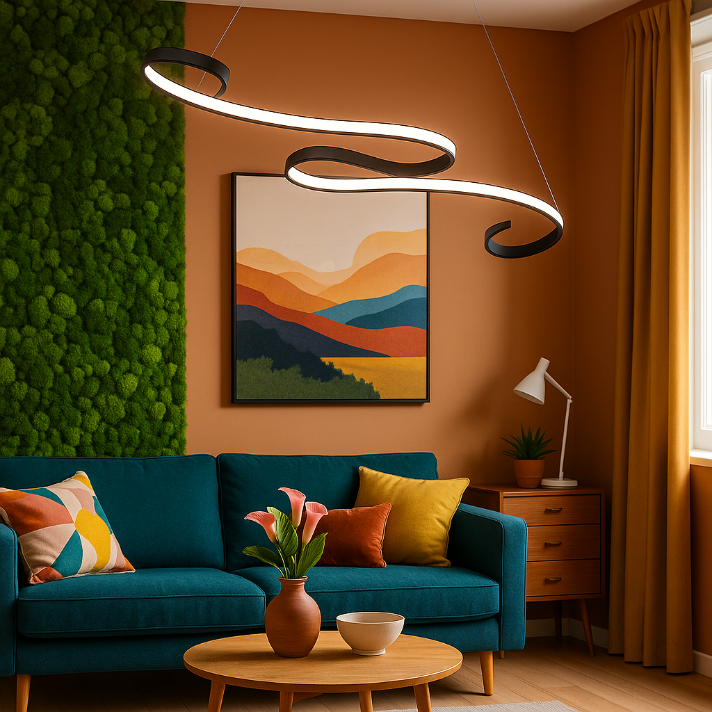 Ares - Lampadario Led a Sospensione 3000LM 45W 100cm