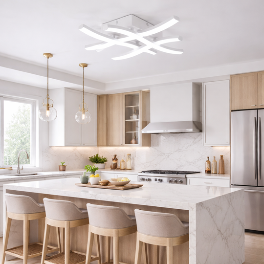 Astra - Lampadario Led a Plafoniera 2400LM 24W 48cm