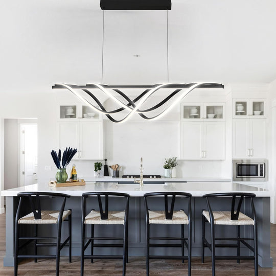 Zephyra- Lampadario Led a Plafoniera 4000LM 78W 100 cm