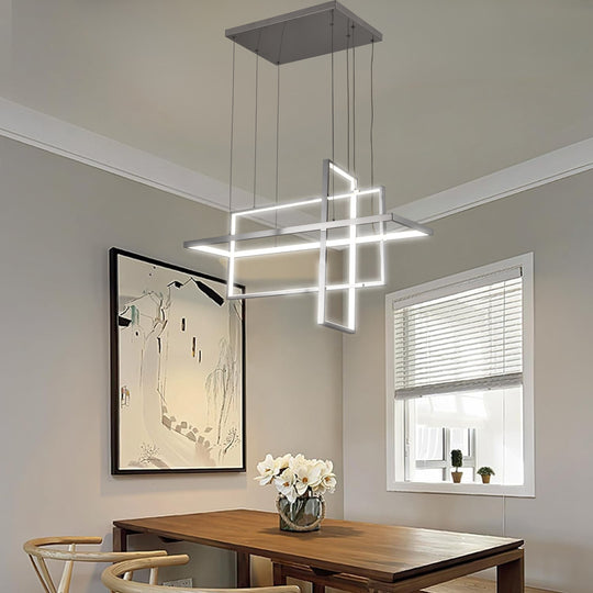 Ade - Lampadario Led a Sospensione 6000LM 116W 80cm