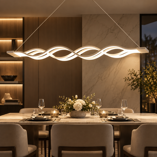 Demetra - Lampadario Led a Sospensione 3900LM 84W 106cm