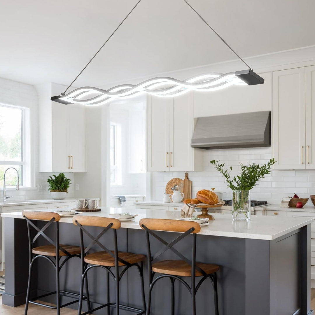 Demetra - Lampadario Led a Sospensione 5900LM 84W 106cm