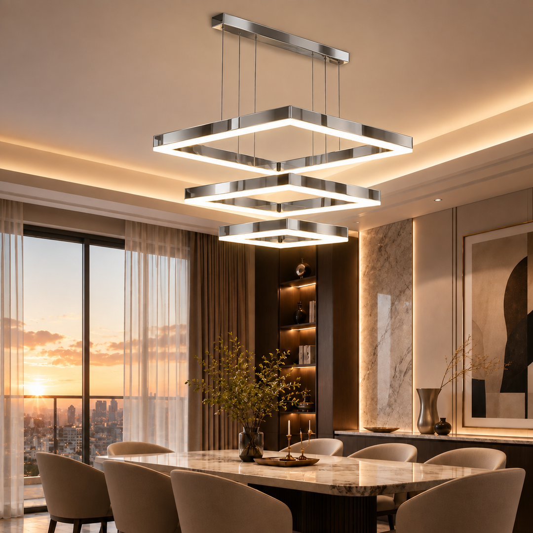 Persefone - Lampadario Led a Sospensione 5500 LM 90W 60cm