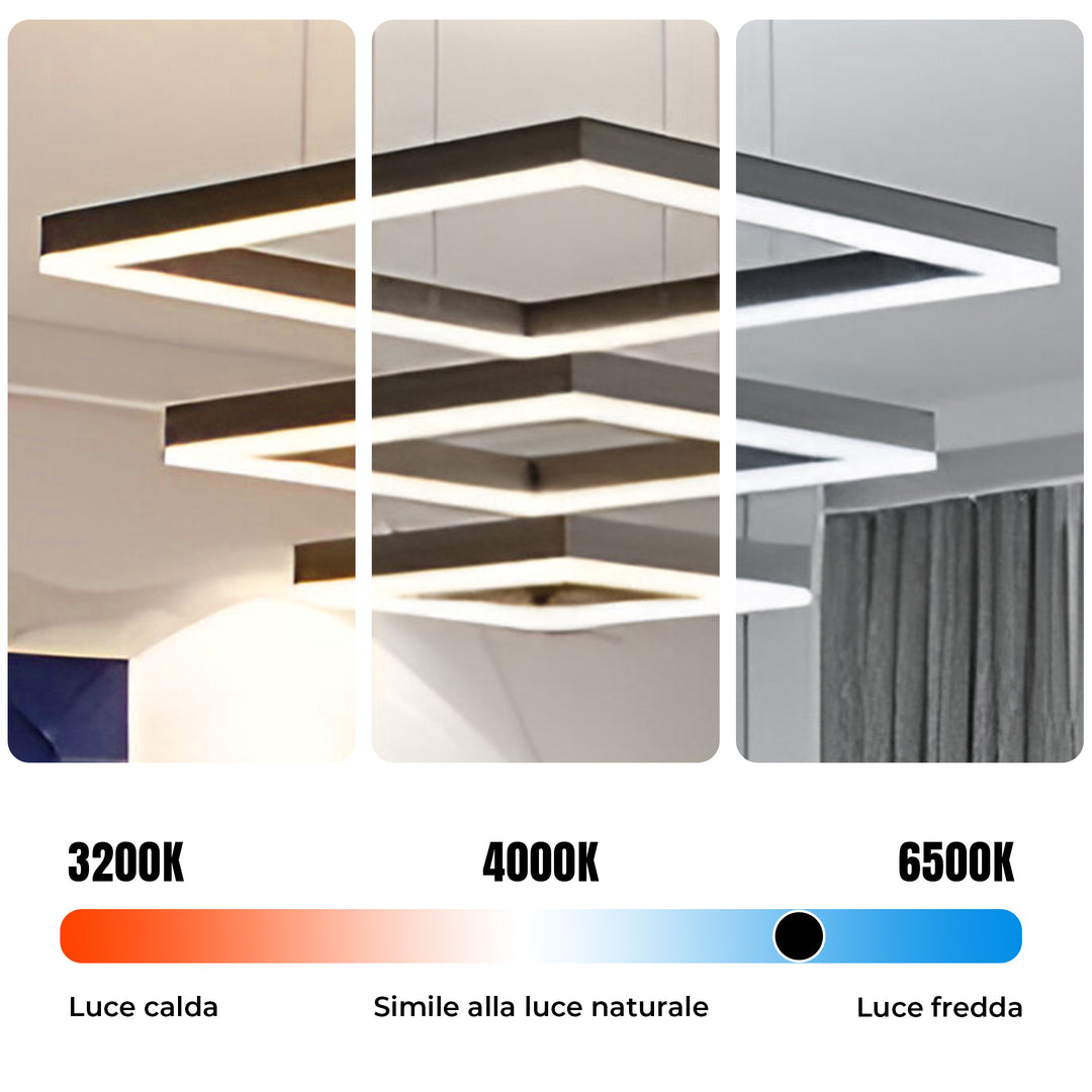 Persefone - Lampadario Led a Sospensione 5500LM 106W 60cm