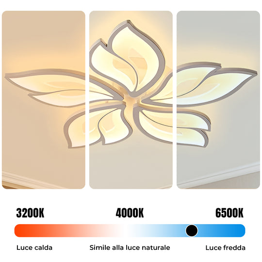 Hypnos - Lampadario Led a Plafoniera 4600LM 62W 55cm