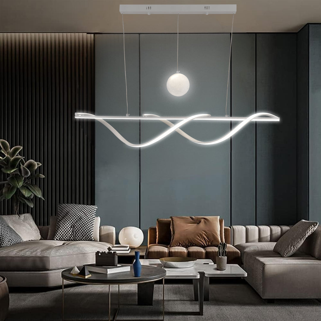 Eris - Lampadario Led a Plafoniera 4500LM 78W 100 cm