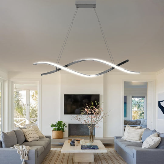 Hera - Lampadario Led a Sospensione 5000LM 45W 100cm