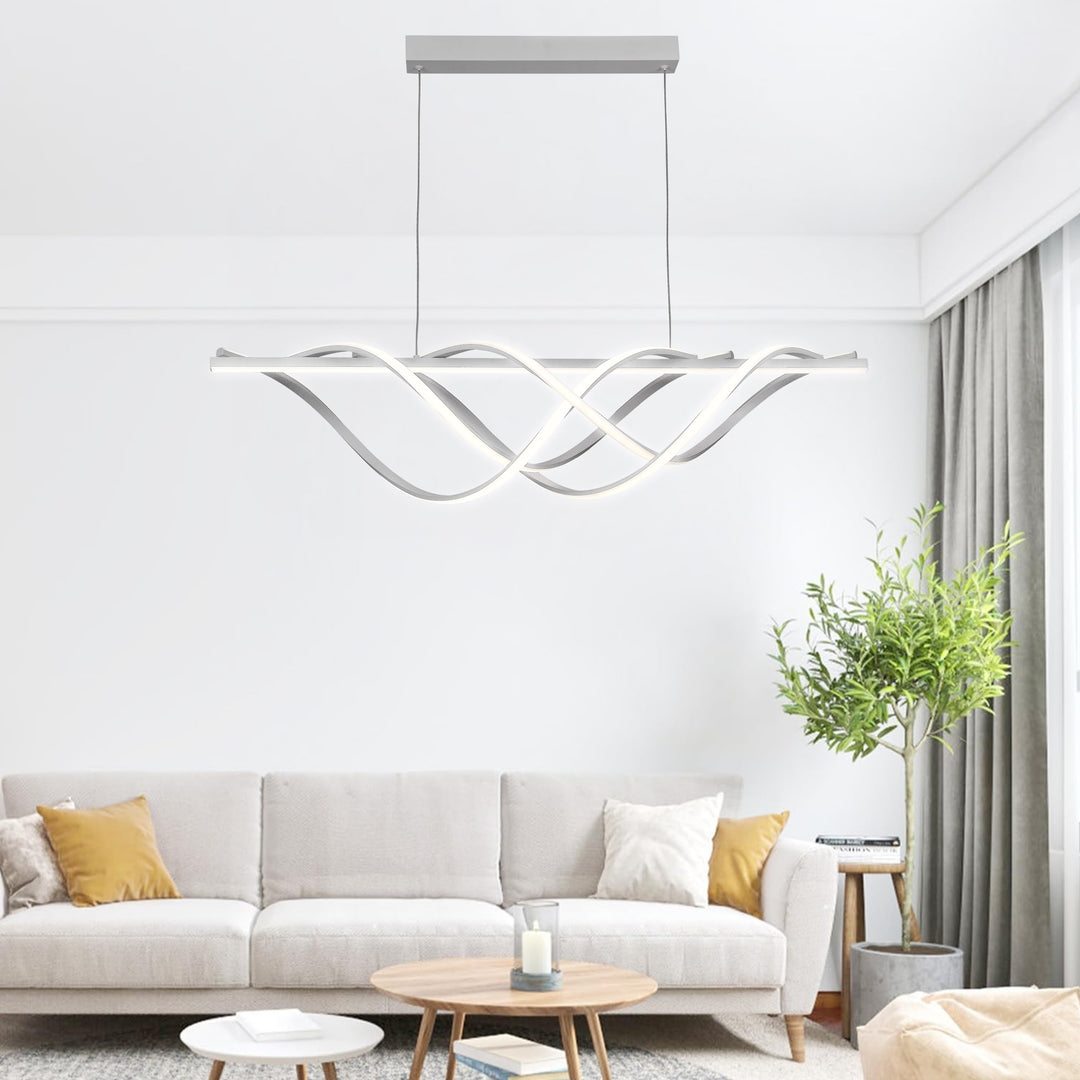 Zephyra- Lampadario Led a Plafoniera 4000LM 78W 100 cm