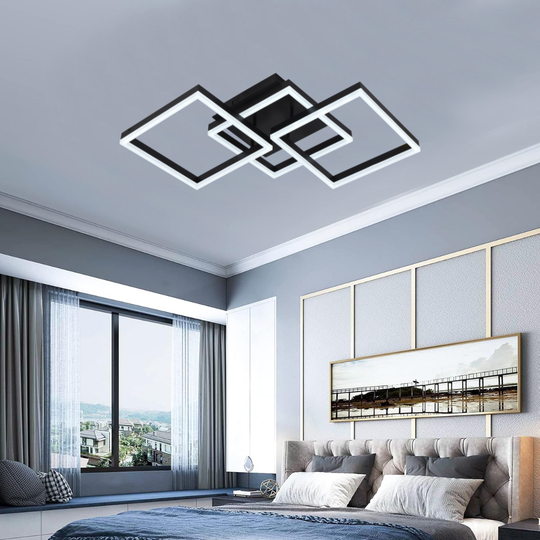 Helios - Lampadario Led a Plafoniera 4500LM 82W 80cm