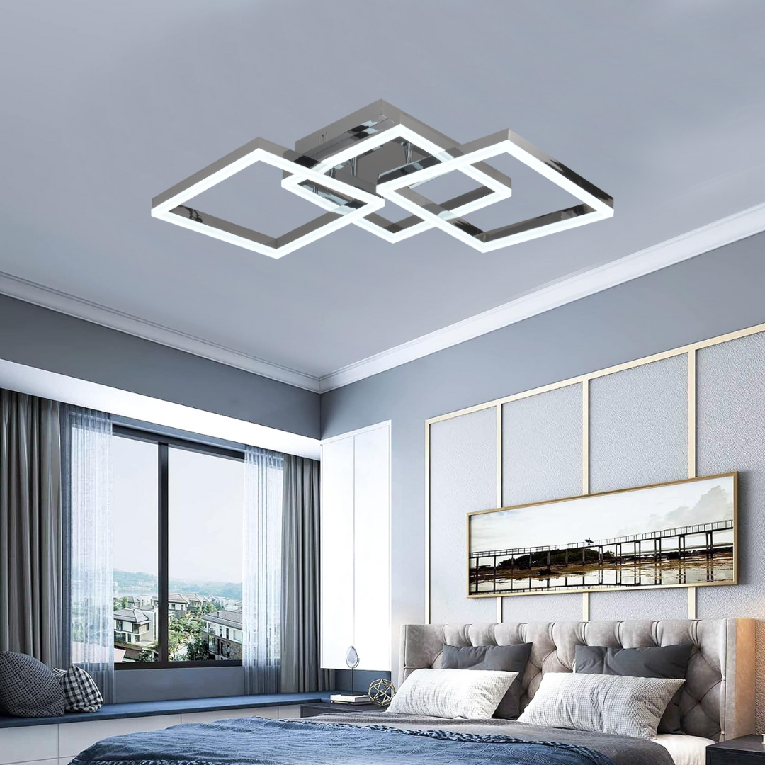 Helios - Lampadario Led a Plafoniera 4500LM 82W 80cm