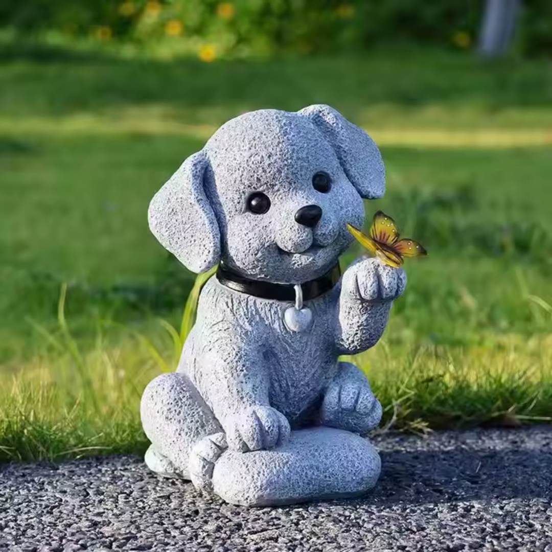 Cucciolo dei Sogni - Statuetta da Giardino in Resina