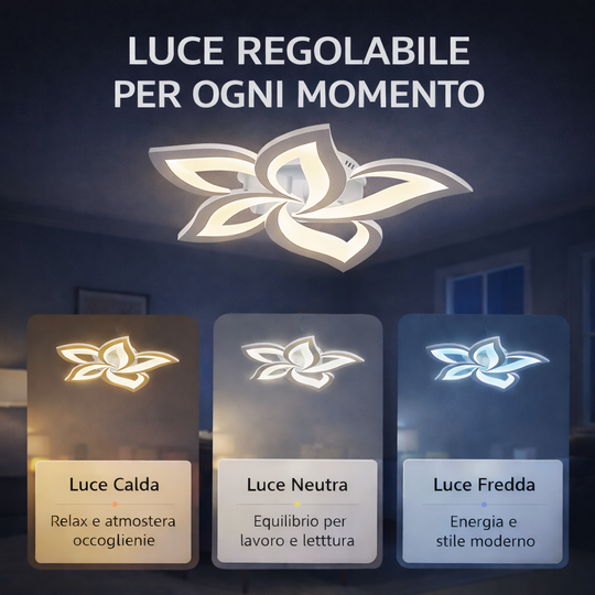 Atena - Lampadario Led a Plafoniera