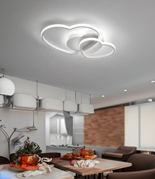 Eros - Lampadario Led a Plafoniera 3500LM 52W 63cm