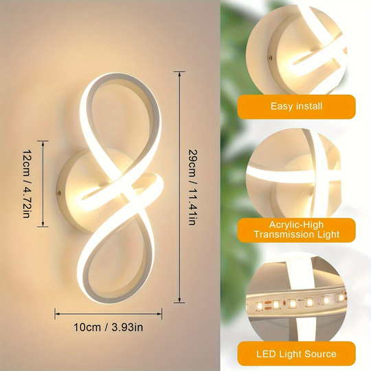 Xenia - Applique Led da Parete 2000LM 20W 29 cm