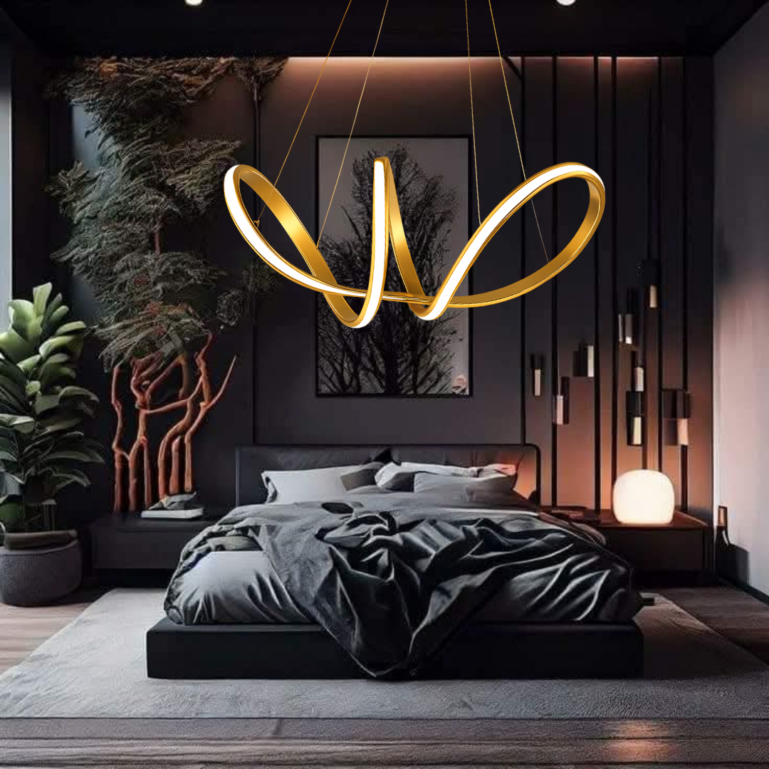 Poseidone - Lampadario Led a Sospensione 3400LM 56W 60cm