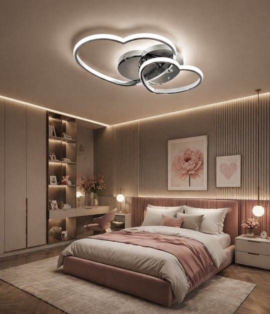 Eros - Lampadario Led a Plafoniera 3500LM 52W 50cm