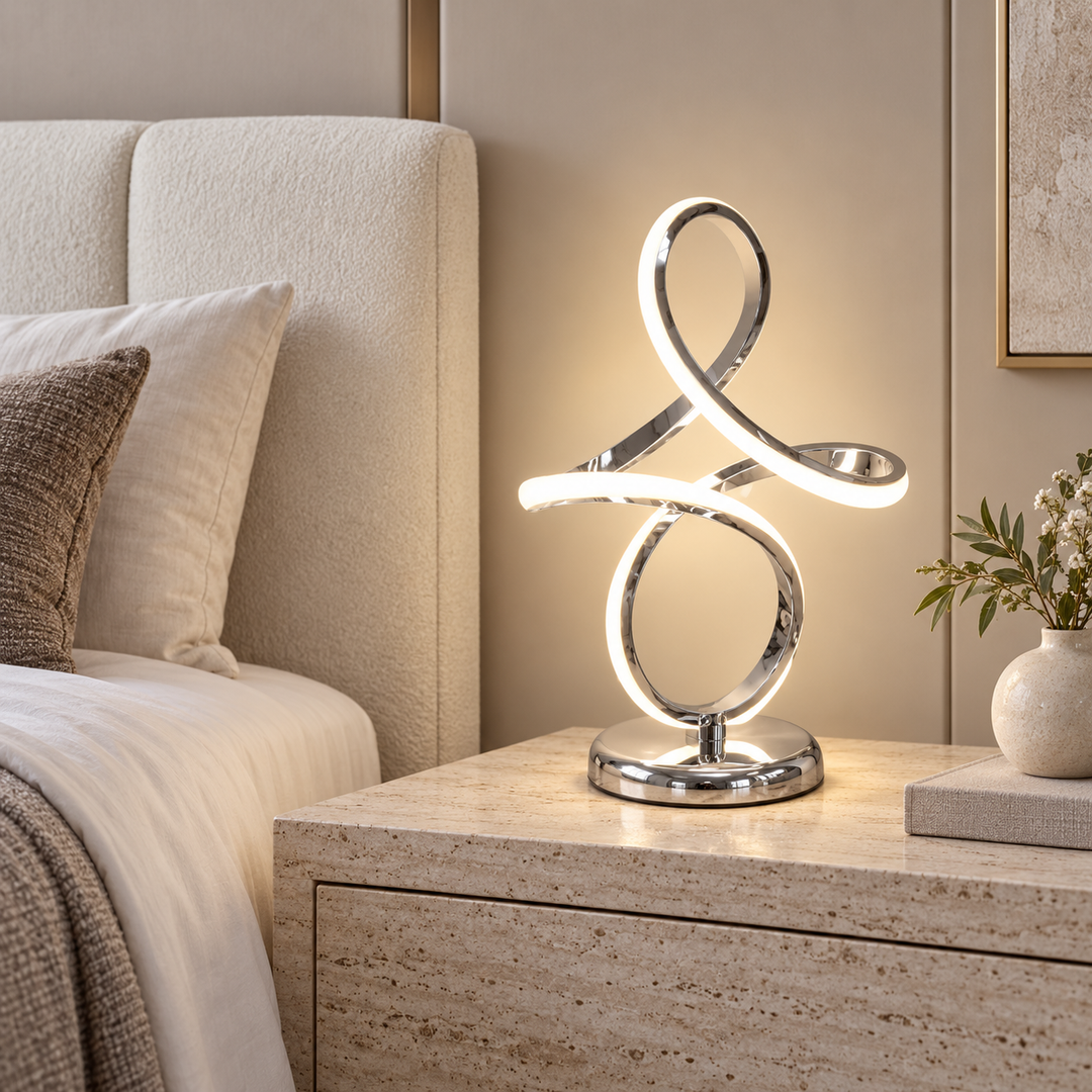 Sirio - Lampada da Comodino Dimmerabile 35 x 25 cm